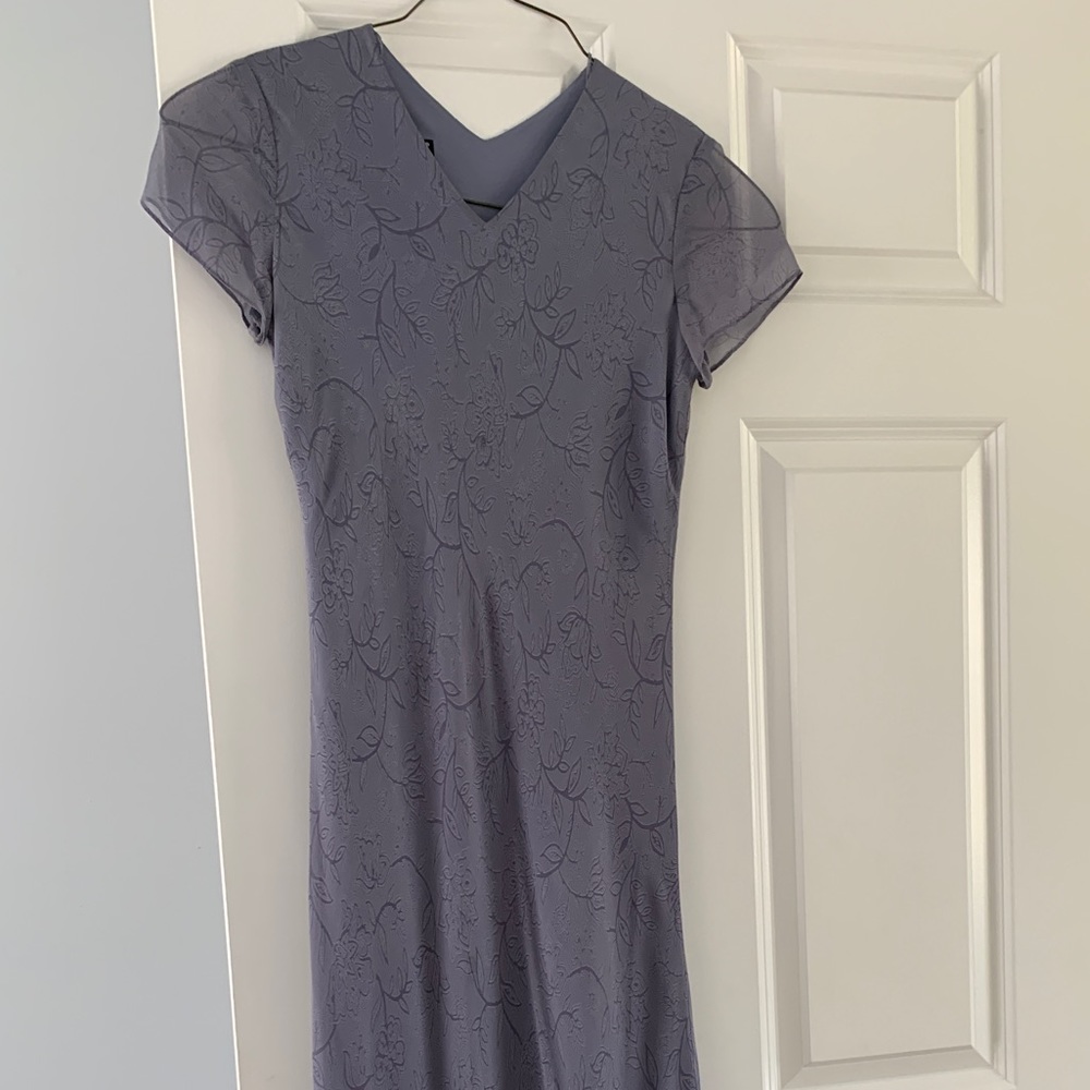 INC petite lavender maxi dress